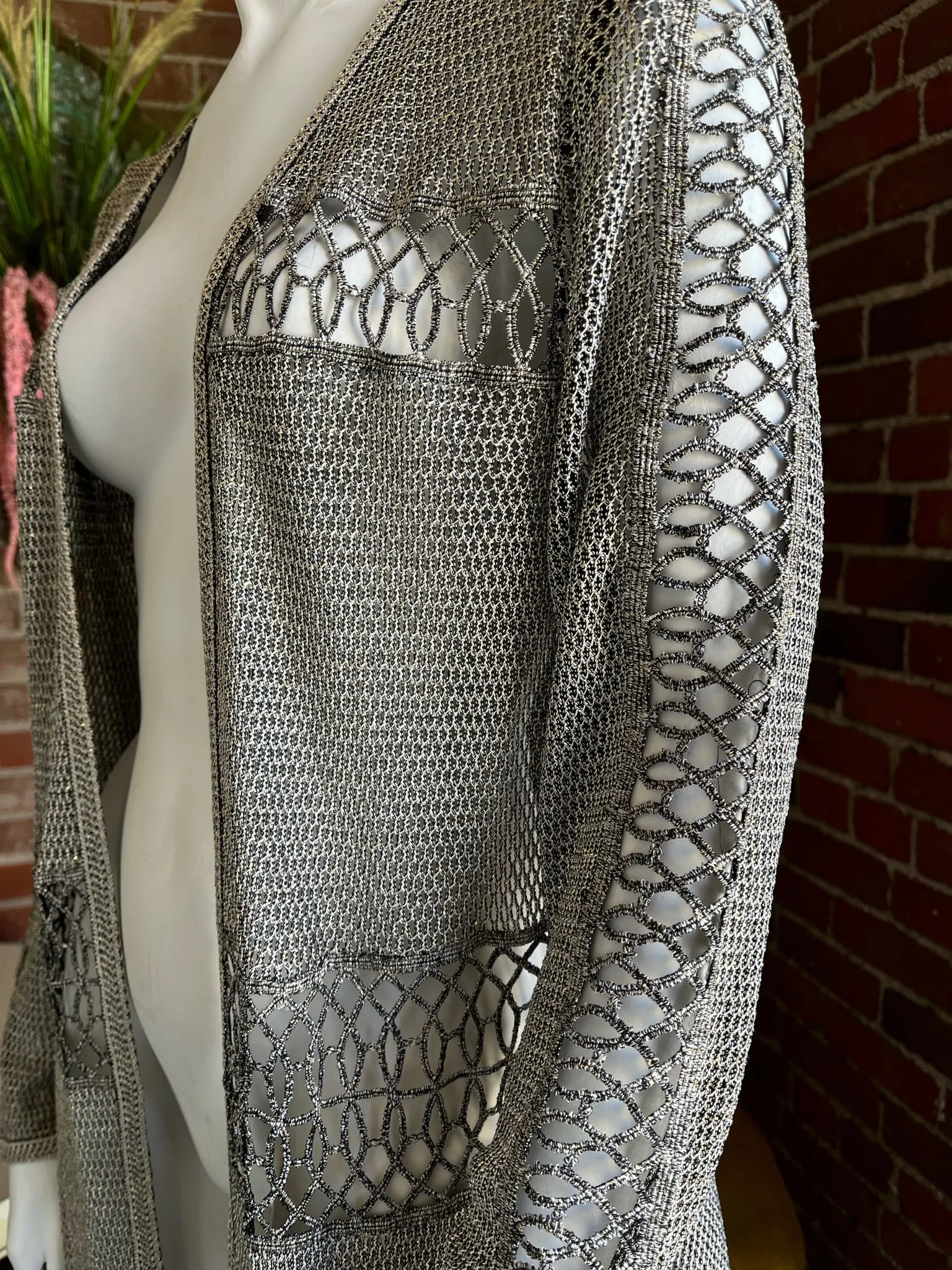 1990s Silver Mesh Jacket