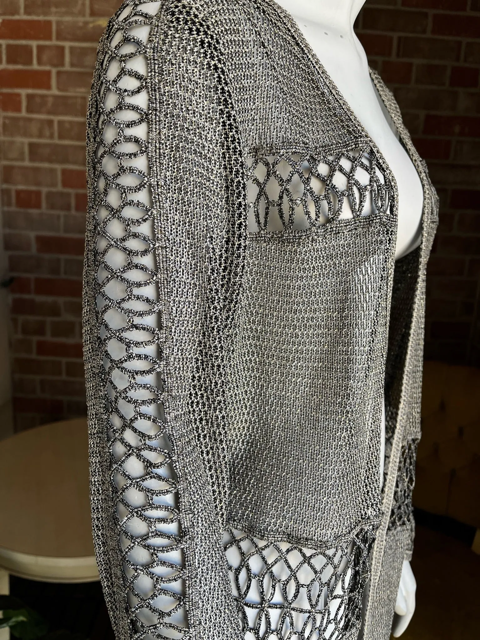 1990s Silver Mesh Jacket