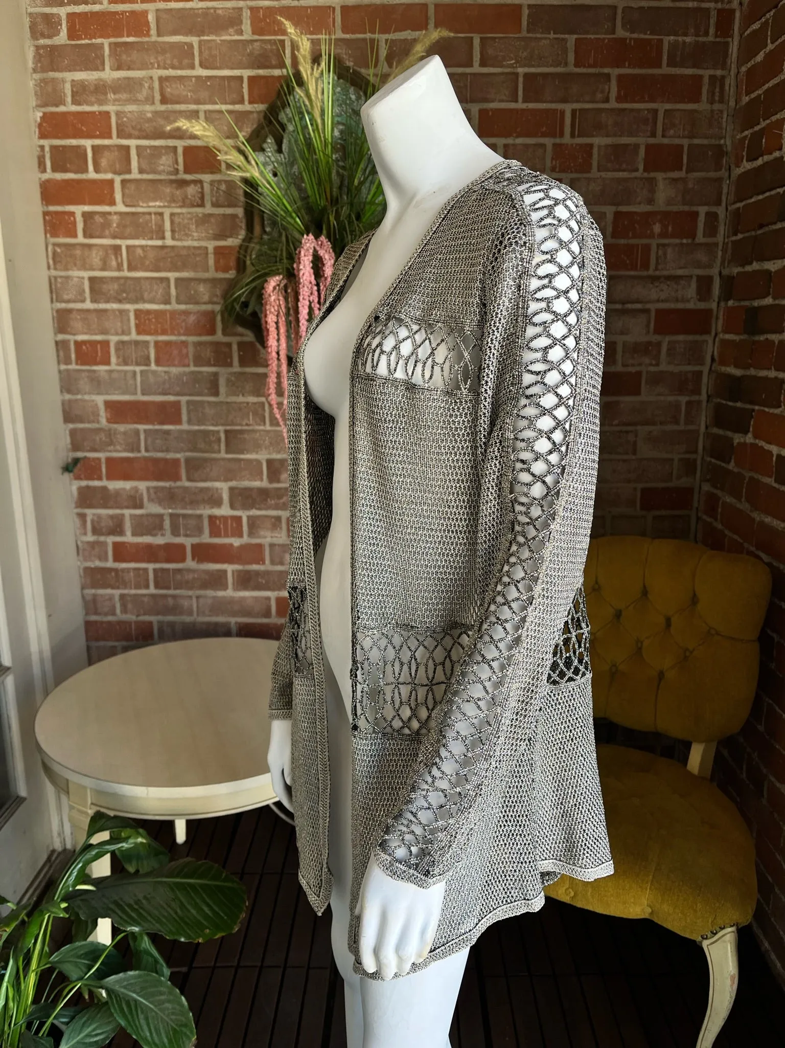 1990s Silver Mesh Jacket