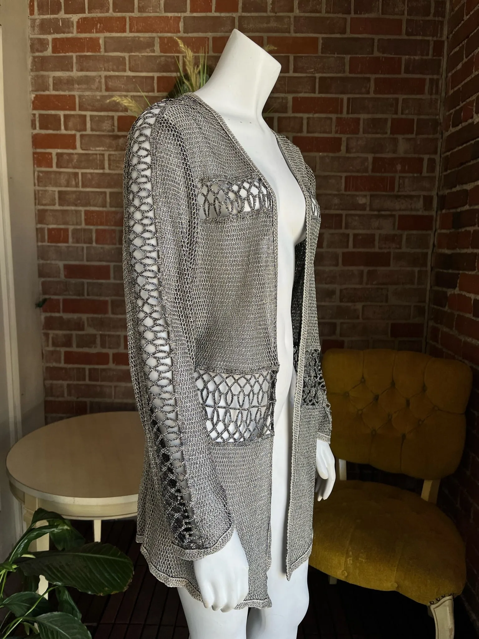 1990s Silver Mesh Jacket