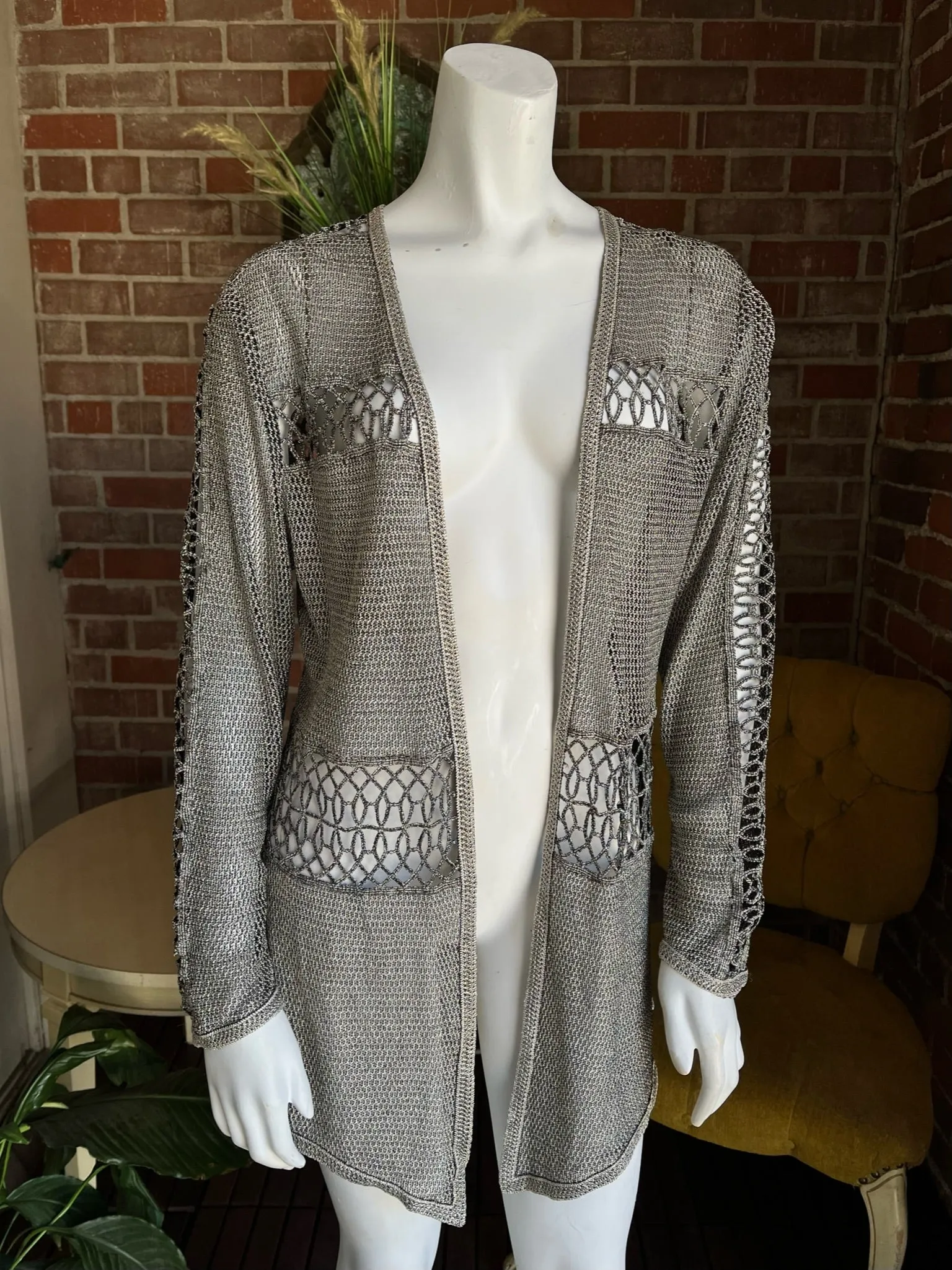 1990s Silver Mesh Jacket