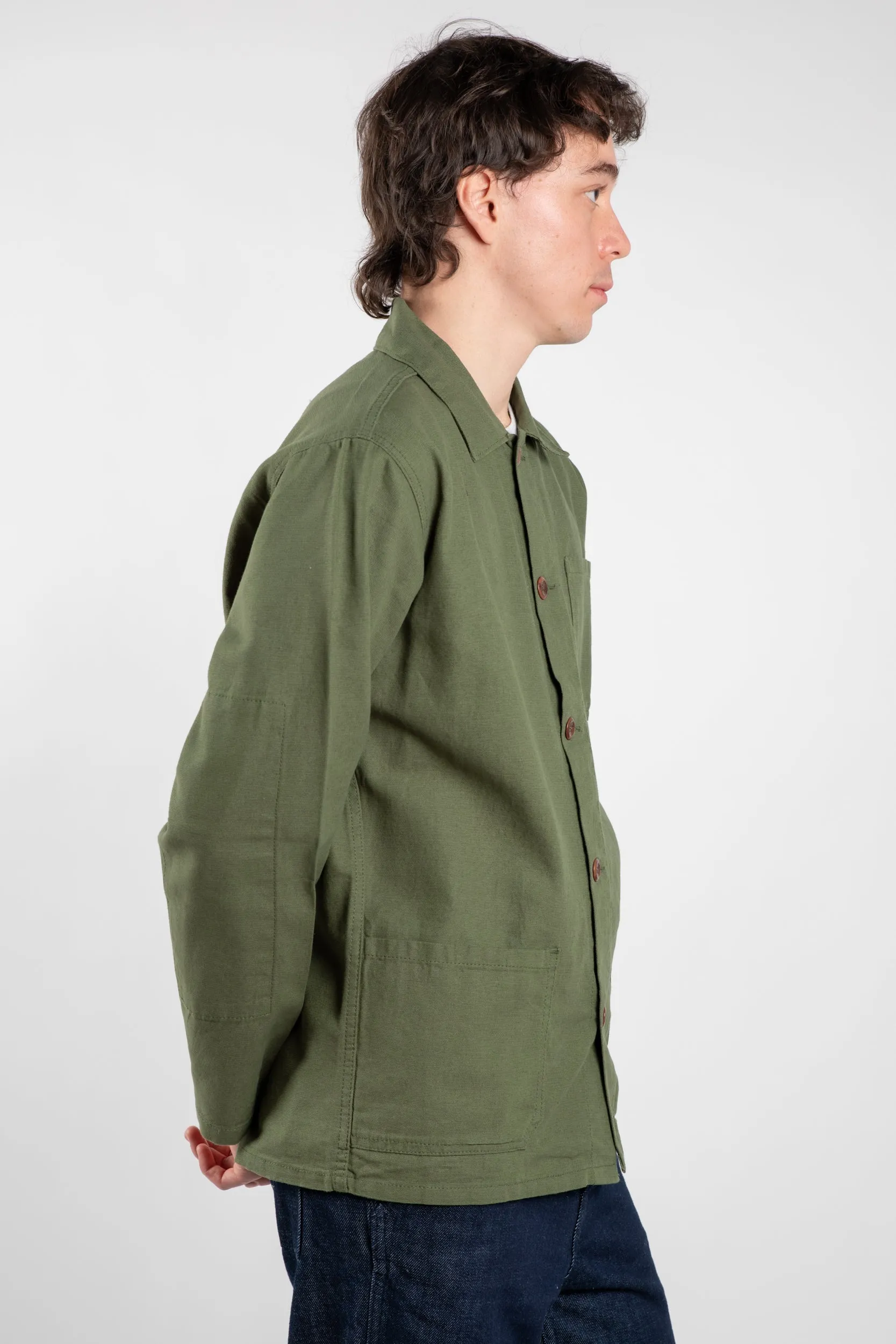 3001 Button Overshirt | Coriander