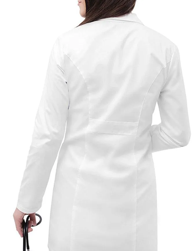 Adar Pop-Stretch 36 Inch Women's Tab-Waist Lab Coat