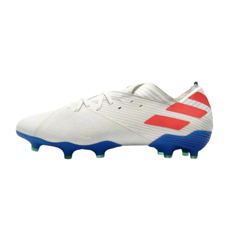 Adidas Nemeziz 19.1 FG White Blue Red - Goatkits Boots