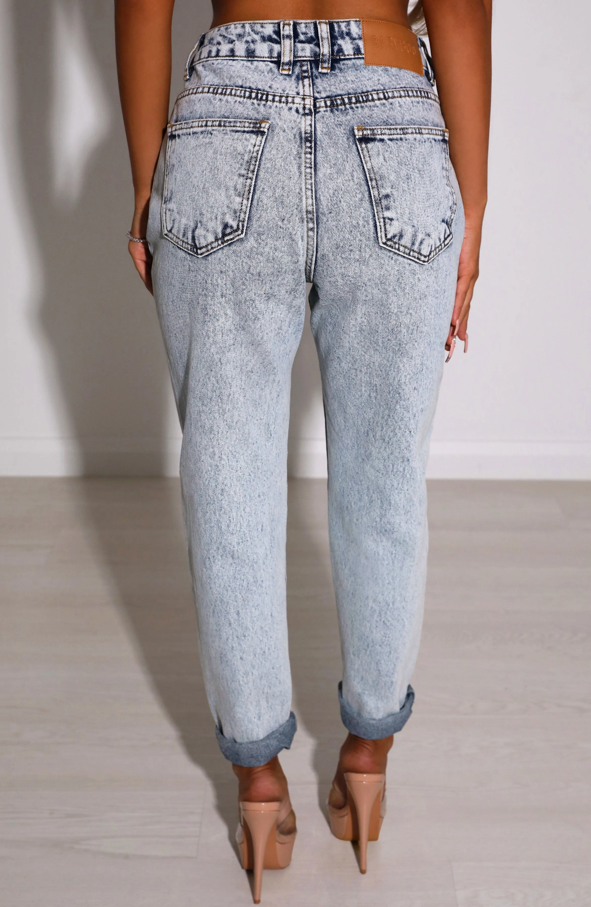 Ali Boyfriend Jeans Trendy - Acid Blue