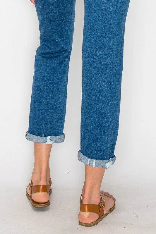 Artemis Vintage High Rise Tapered Leg Jeans