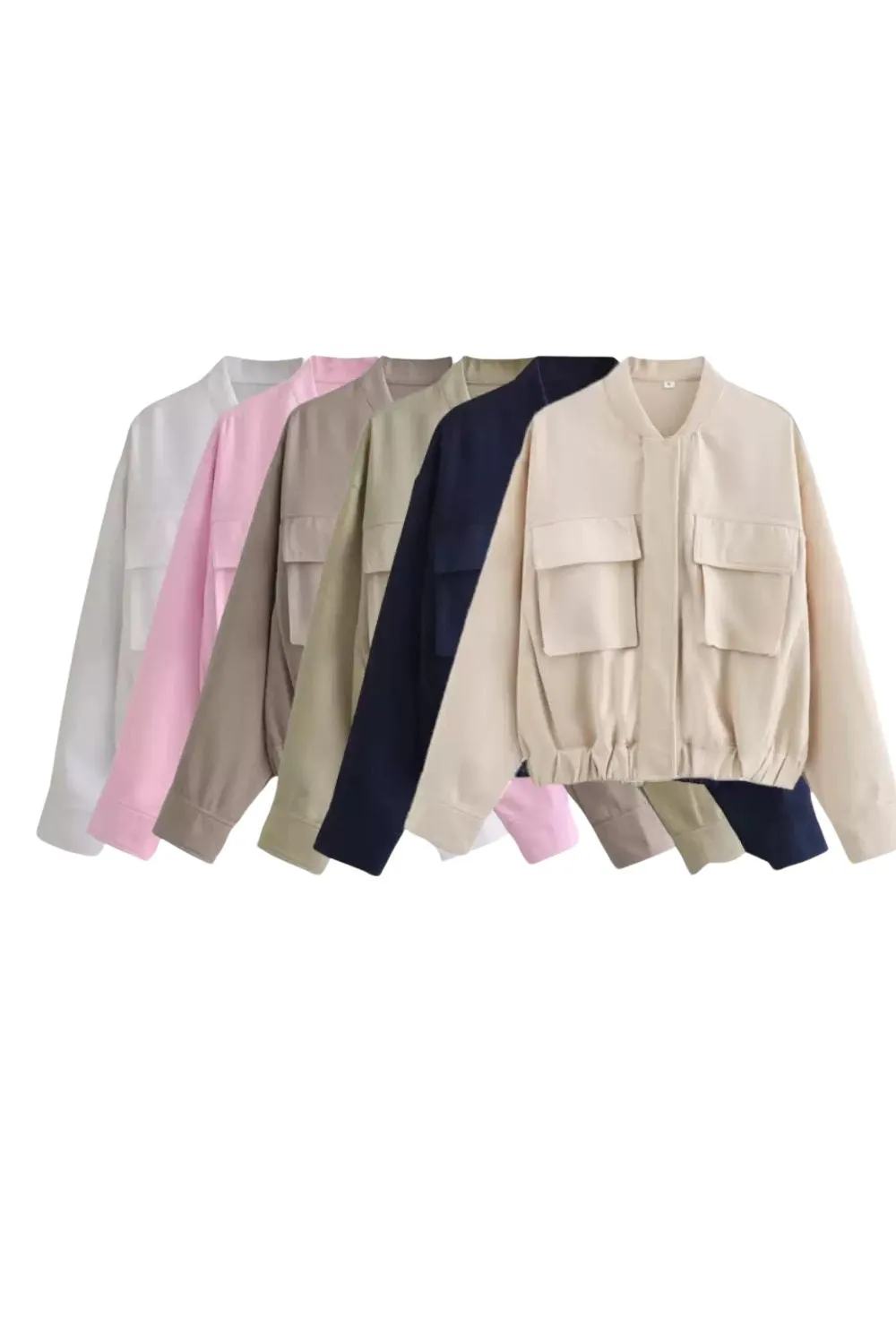 'Aubrey' Cropped Linen-Cotton Blend Jacket