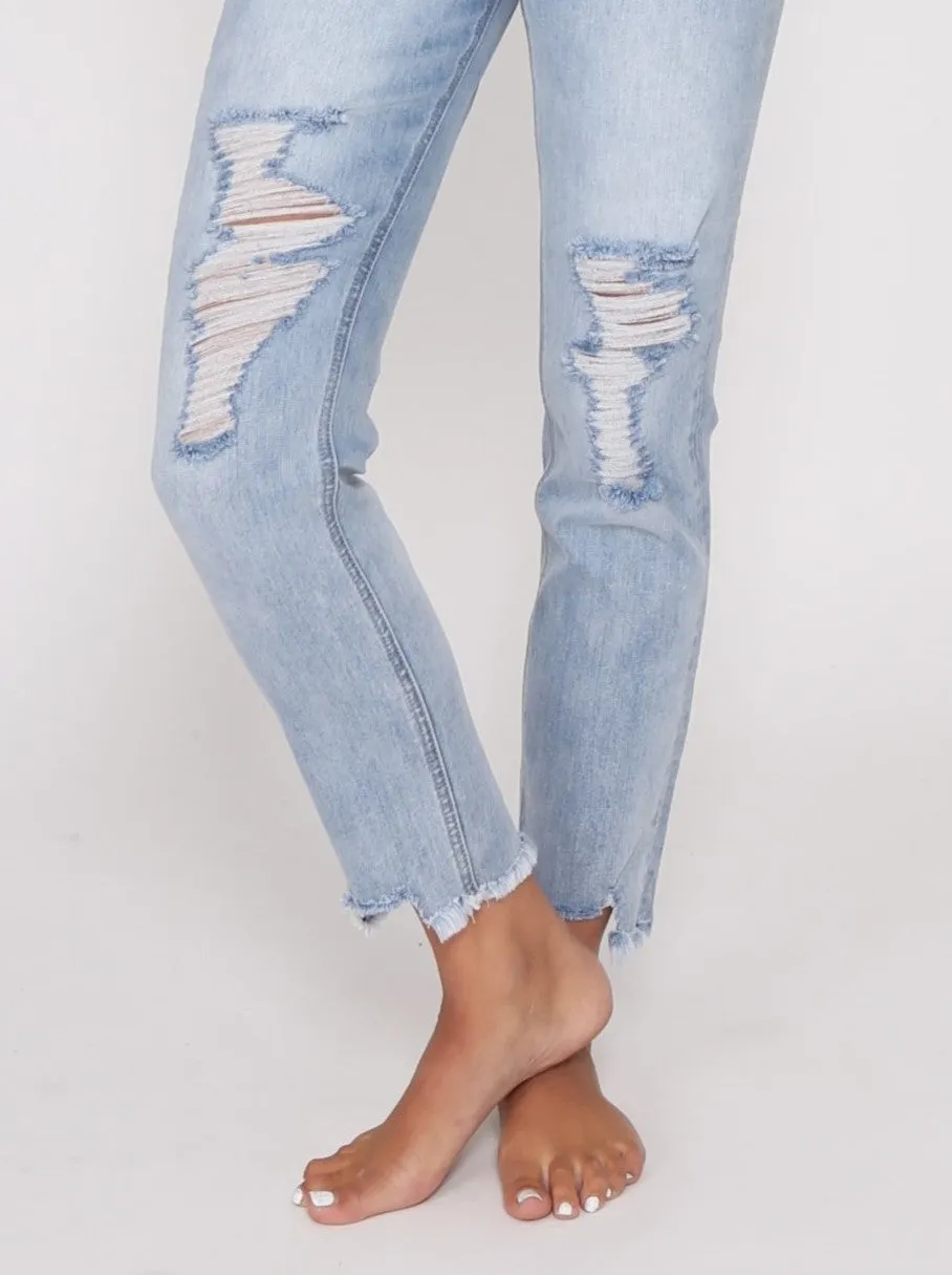 Boyfriend Jeans - Blue Wash