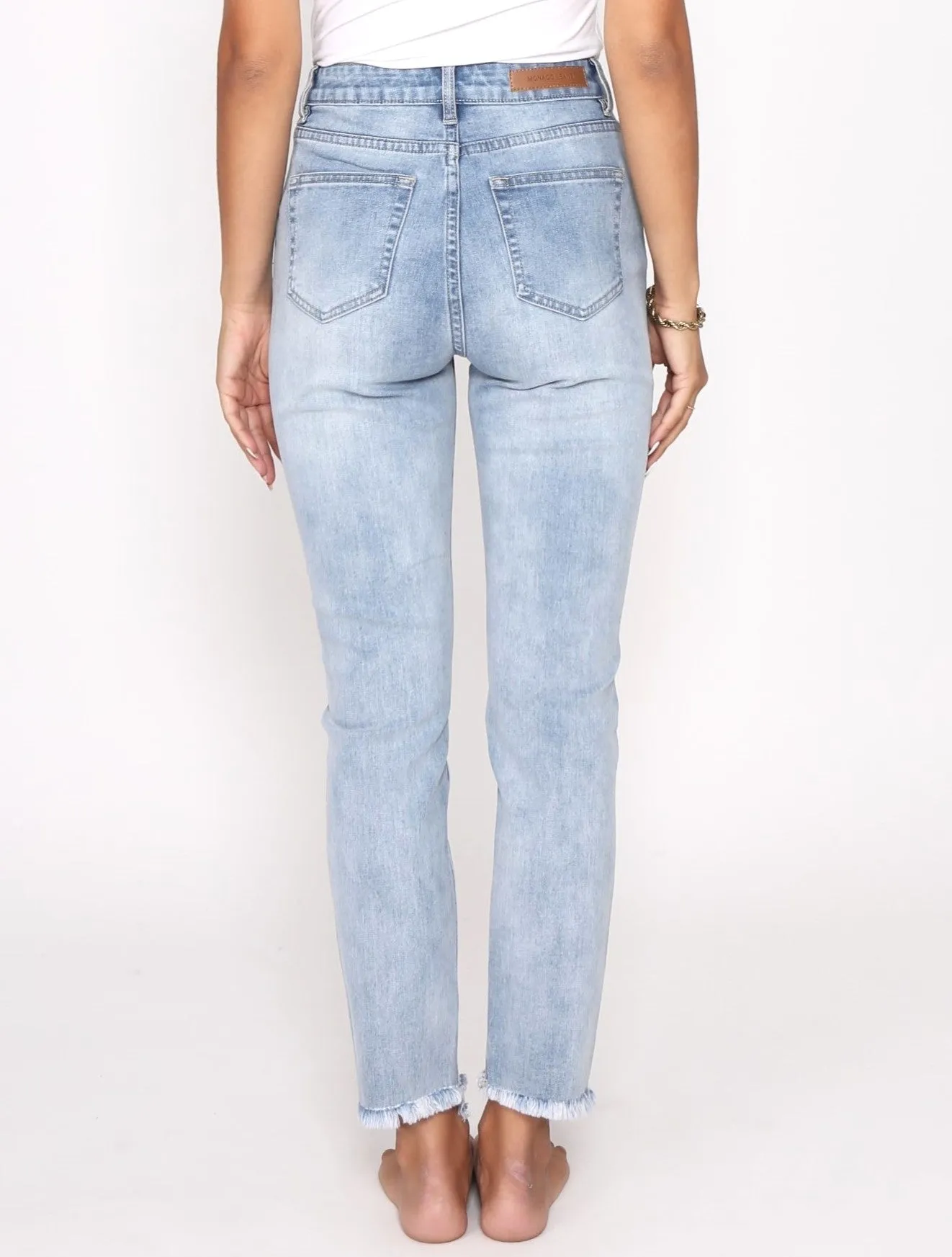 Boyfriend Jeans - Blue Wash