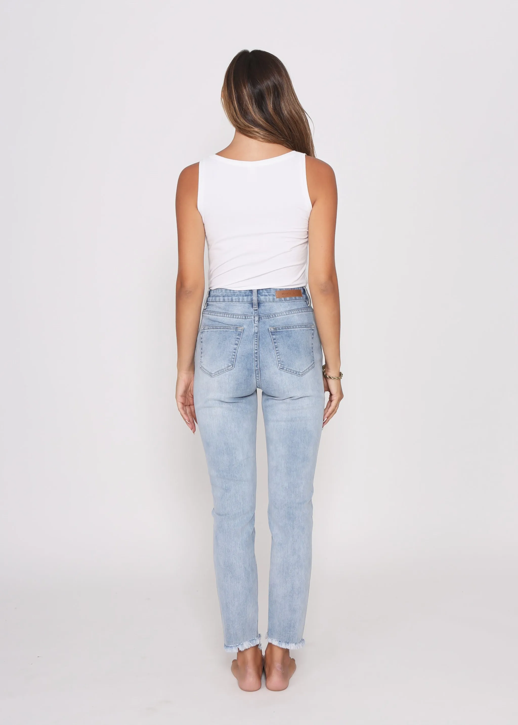 Boyfriend Jeans - Blue Wash