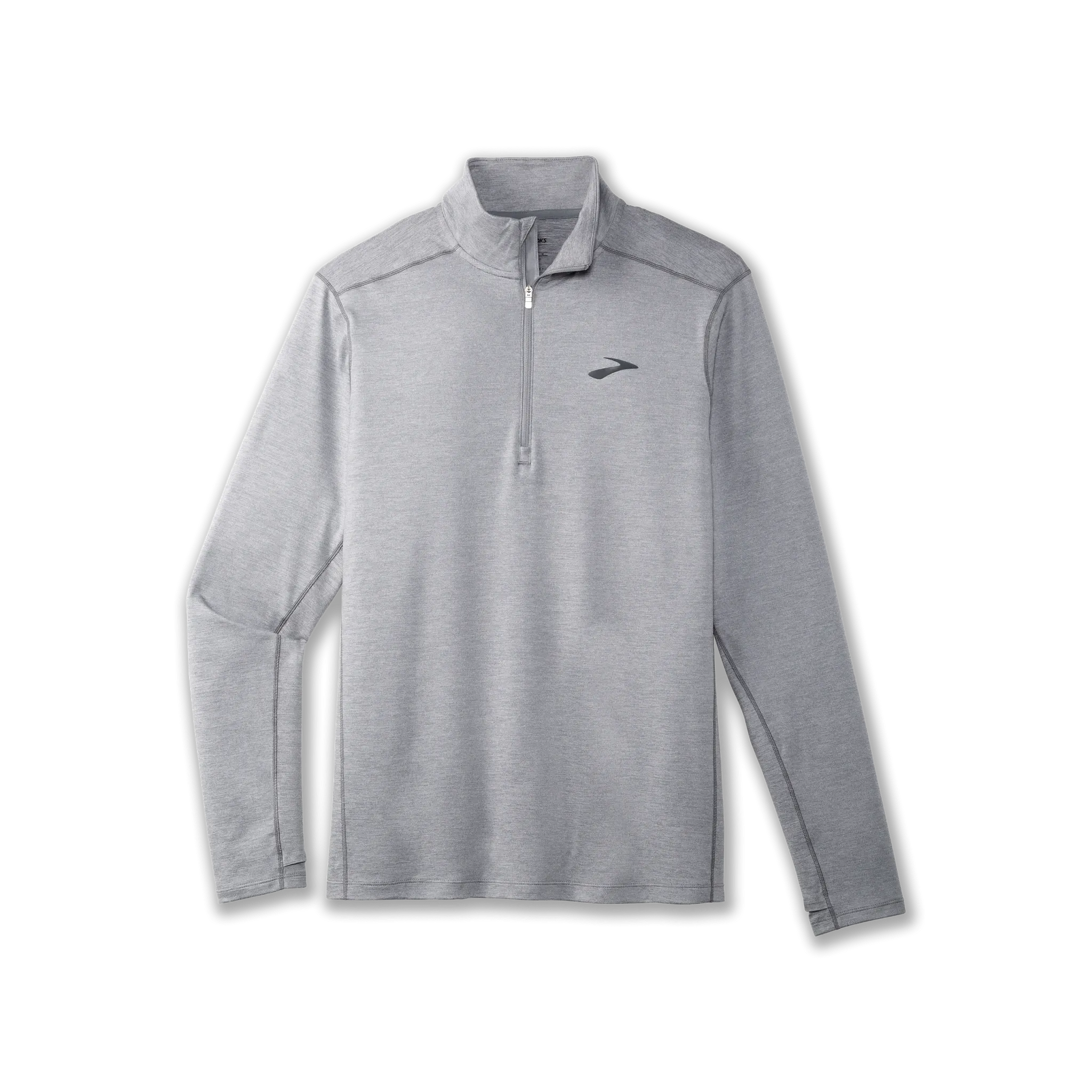 Brooks | Dash Half-Zip 2.0 | Men's | Heather Stone