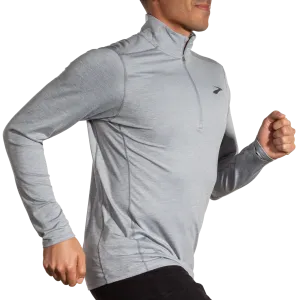 Brooks | Dash Half-Zip 2.0 | Men's | Heather Stone