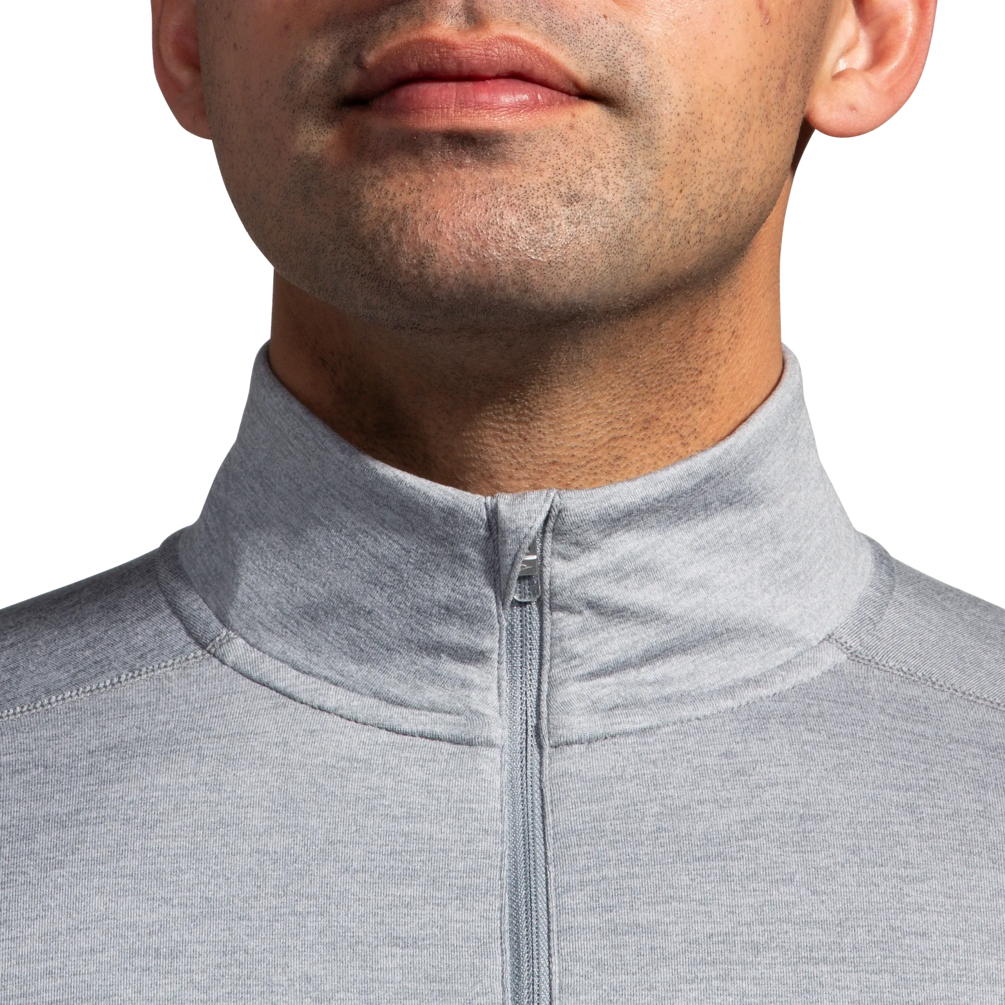 Brooks | Dash Half-Zip 2.0 | Men's | Heather Stone