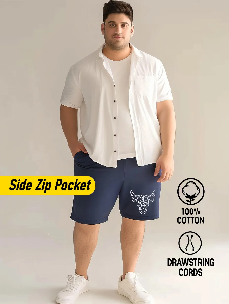 Bull Cotton Plus Size Shorts