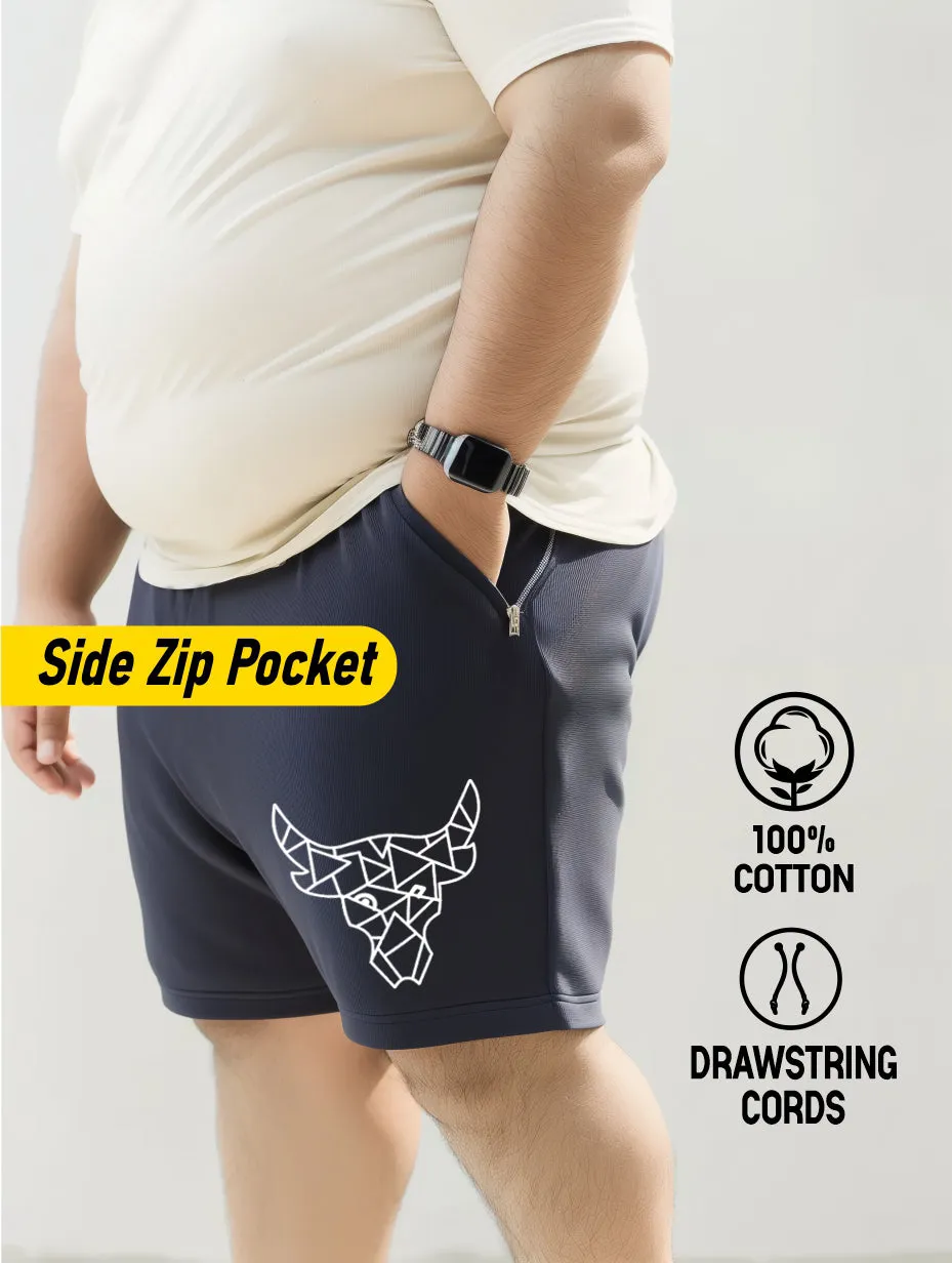 Bull Cotton Plus Size Shorts