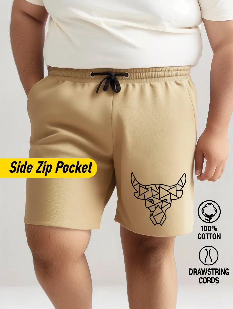 Bull Cotton Plus Size Shorts