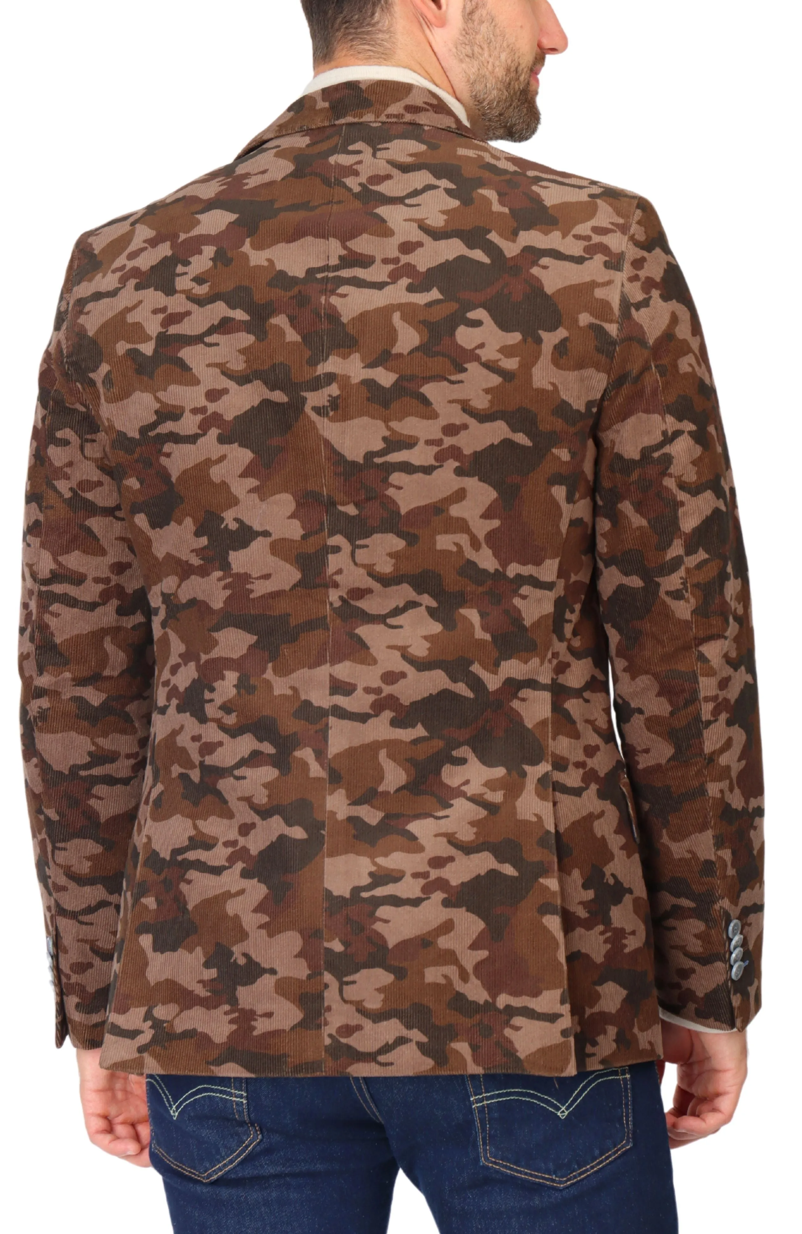 Camo Corduroy Sport Coat