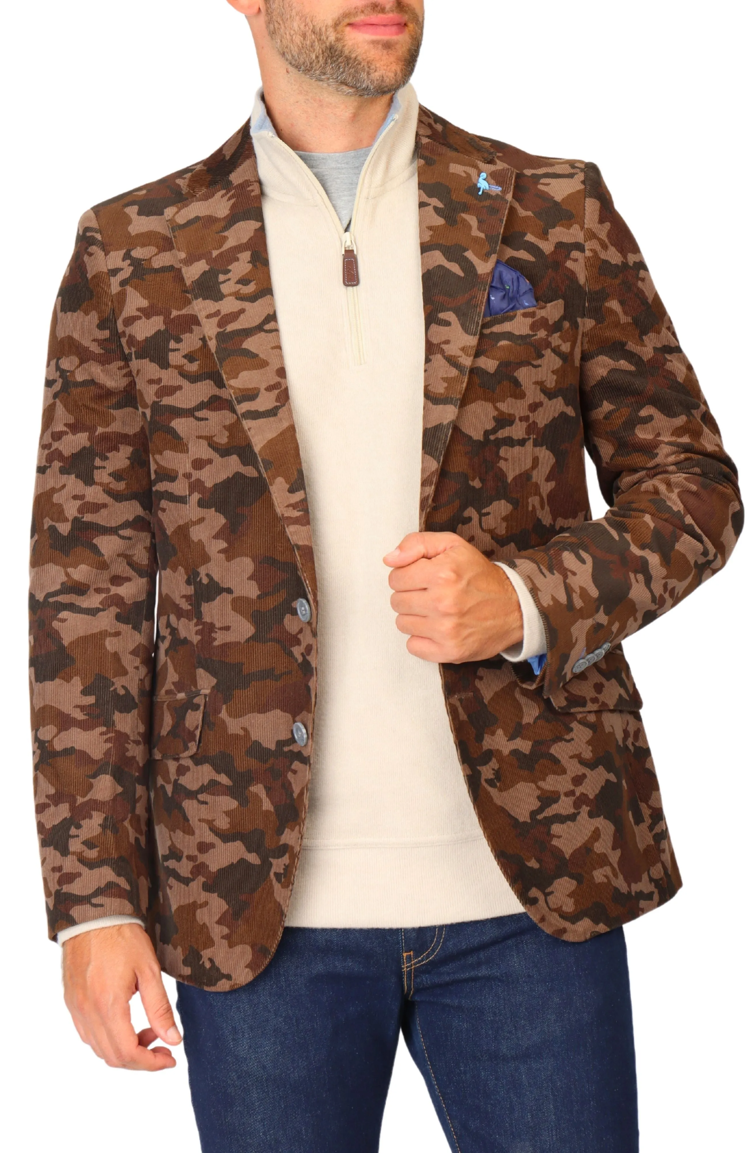 Camo Corduroy Sport Coat