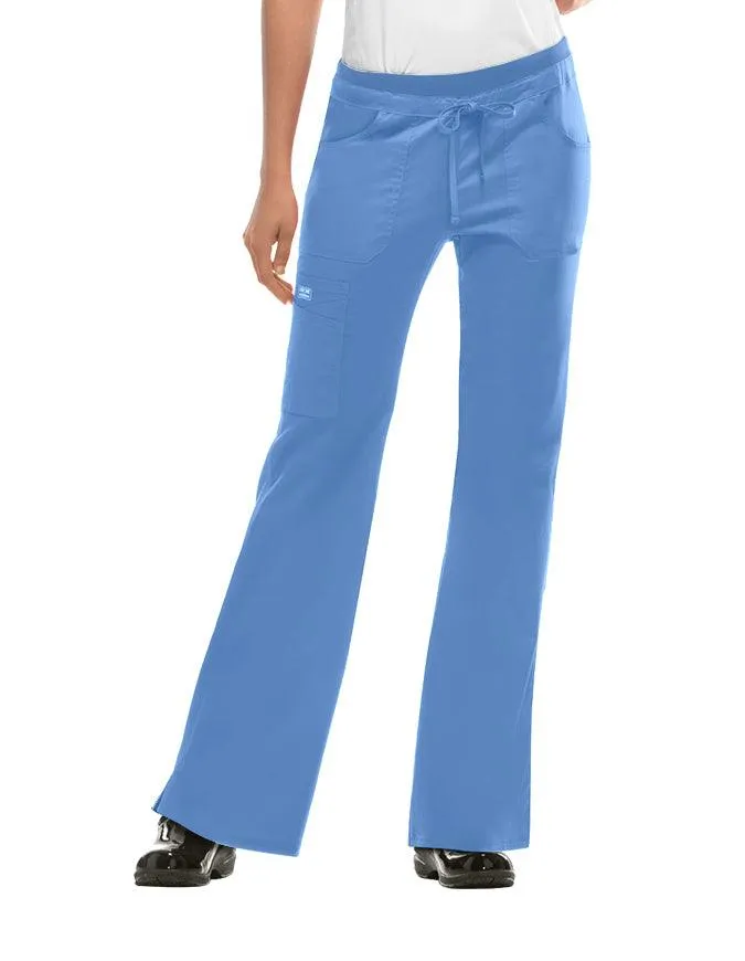 Cherokee WorkWear Junior Flare Drawstring Scrub Pants