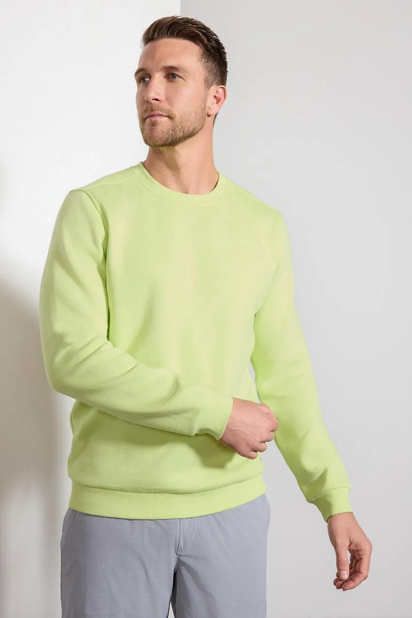 Comfort Men's Fleece Sweatshirt - Shadow Lime