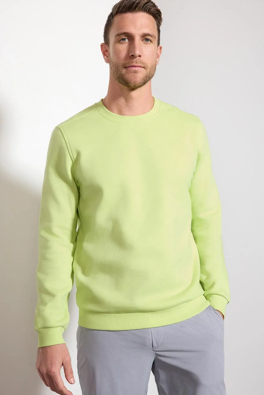 Comfort Men's Fleece Sweatshirt - Shadow Lime