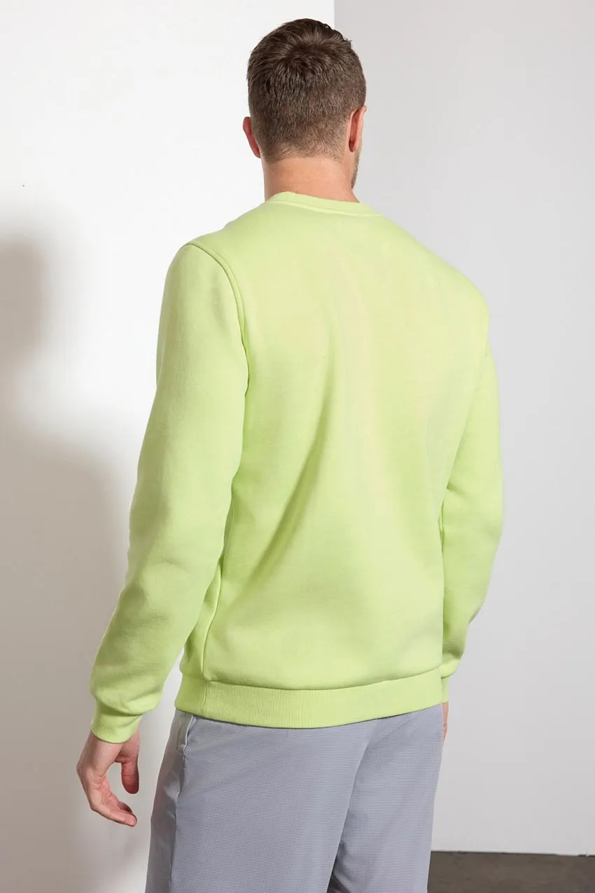 Comfort Men's Fleece Sweatshirt - Shadow Lime