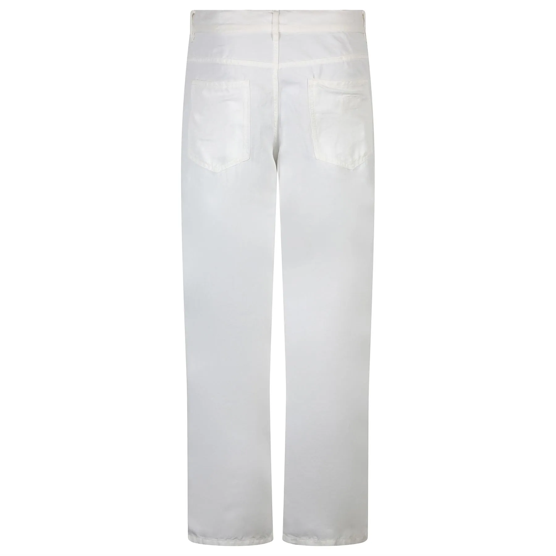 Cotton/Linen Five Pocket Pants Gauze White - SS23