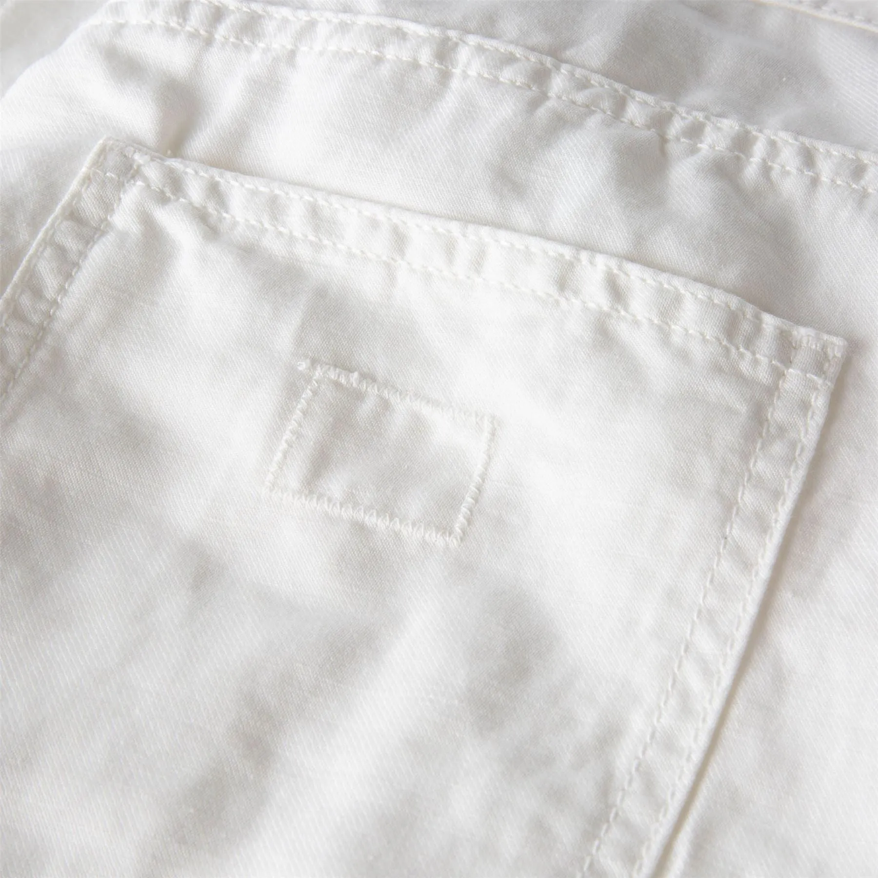 Cotton/Linen Five Pocket Pants Gauze White - SS23