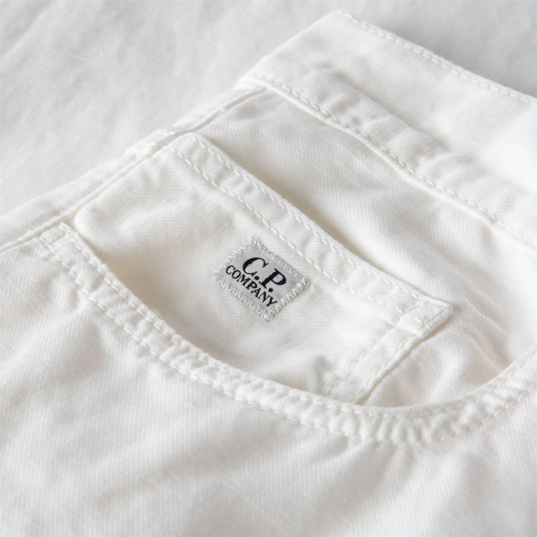 Cotton/Linen Five Pocket Pants Gauze White - SS23