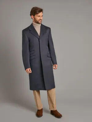 Covert Coat, Covert Collar - Navy