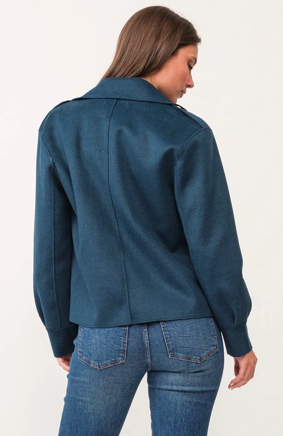 Dear John Valencia Coat Deep Teal