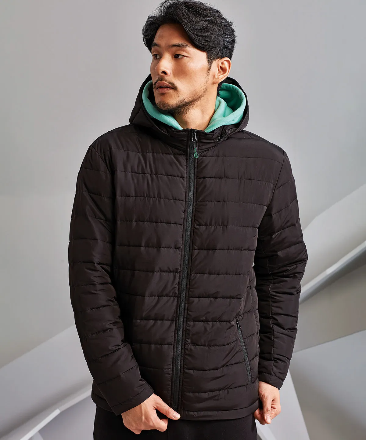 Delmont recycled padded jacket | Navy