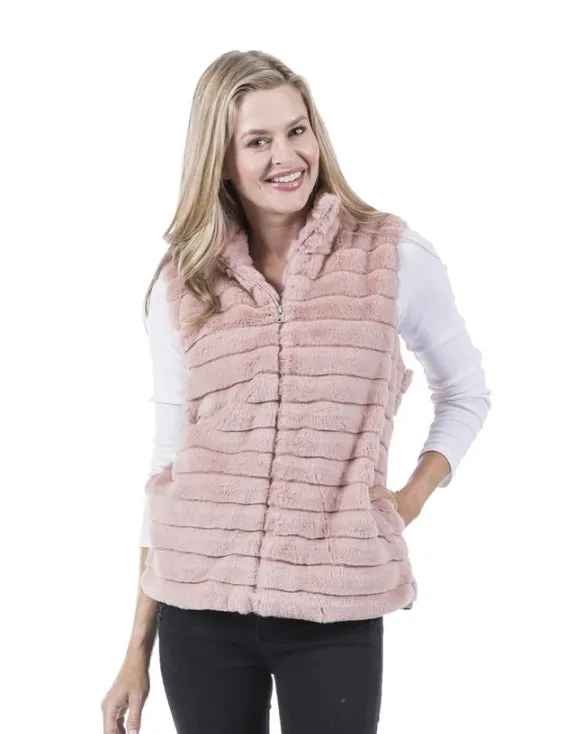 Faux Rabbit Fur Vest