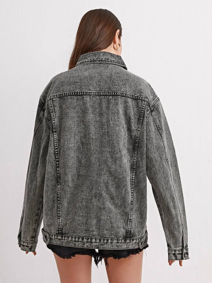 Flap Pocket Denim Jacket