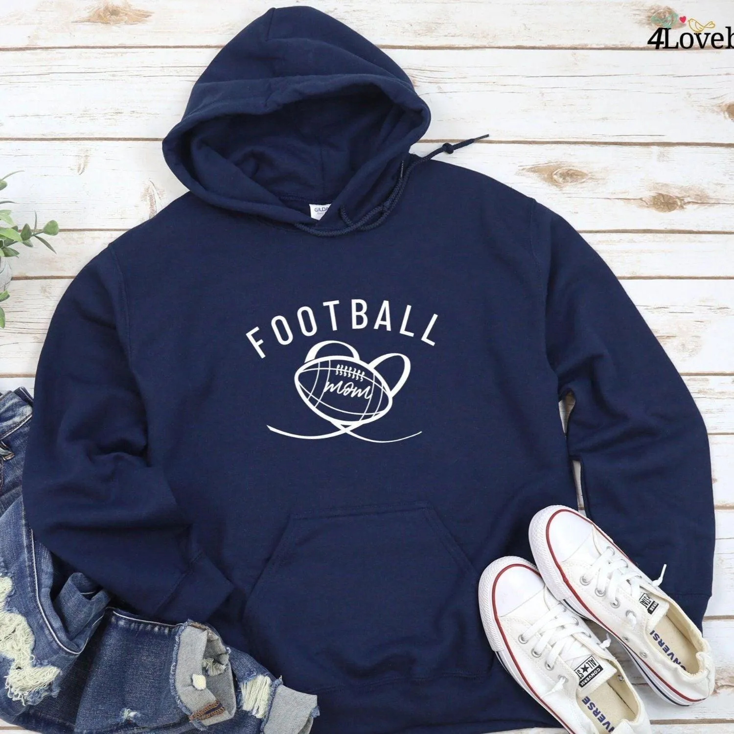 Football Game Day Outfits: Cozy Matching Set for Mom & Dad - Vibes Combo Edition