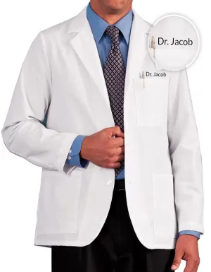 Free Embroidery Meta 30 Inch Men's Consultation Lab Coat