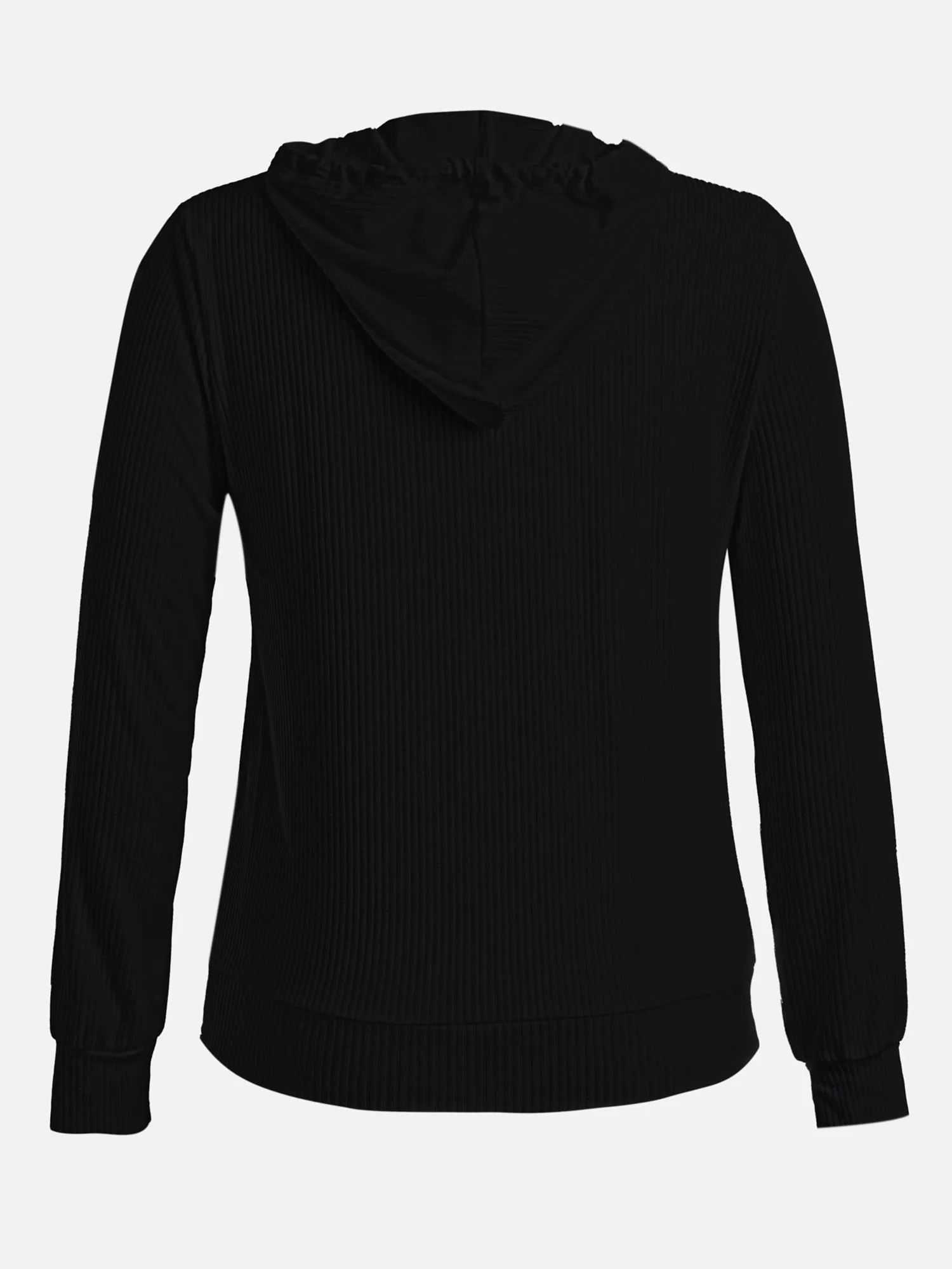 Full-Zip Knitted Hoodie