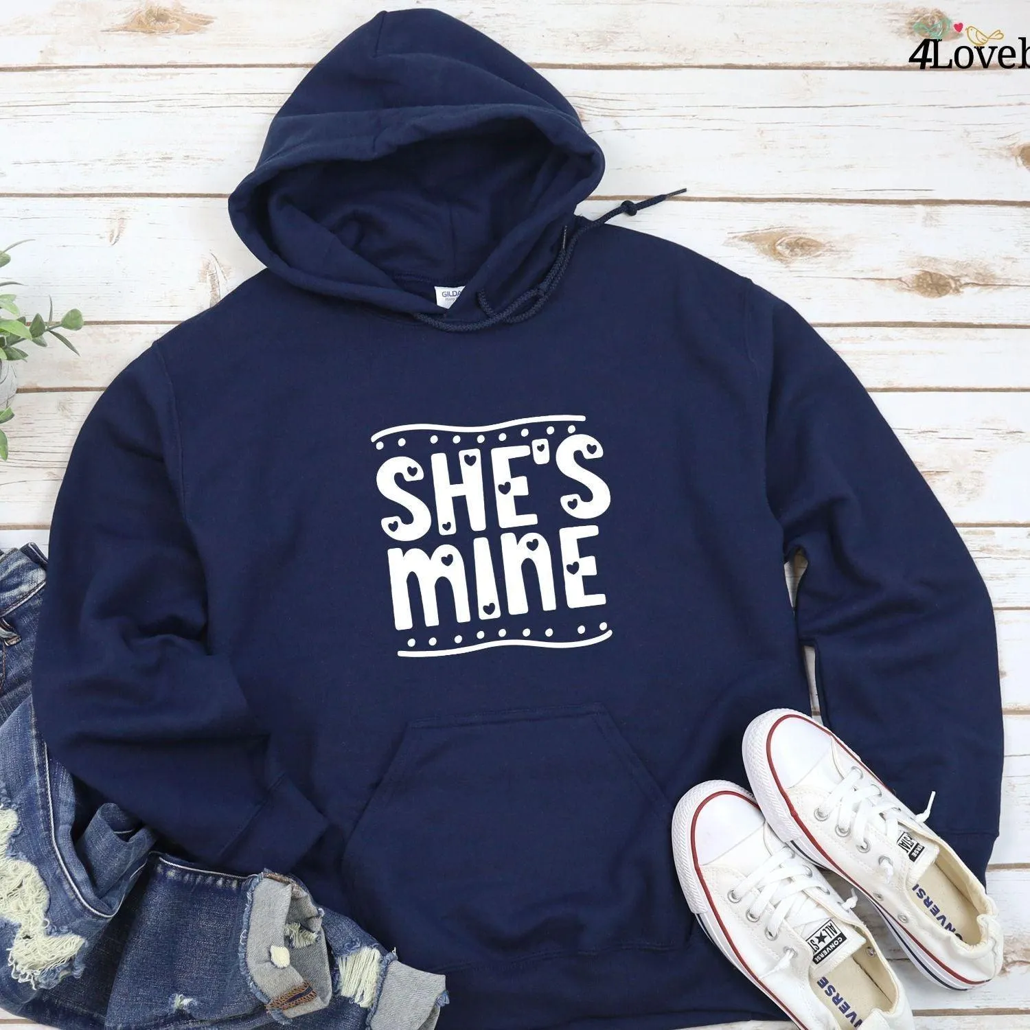 He's Mine She's Mine Matching Set: Adorable Valentine Gifts for Loving Couples