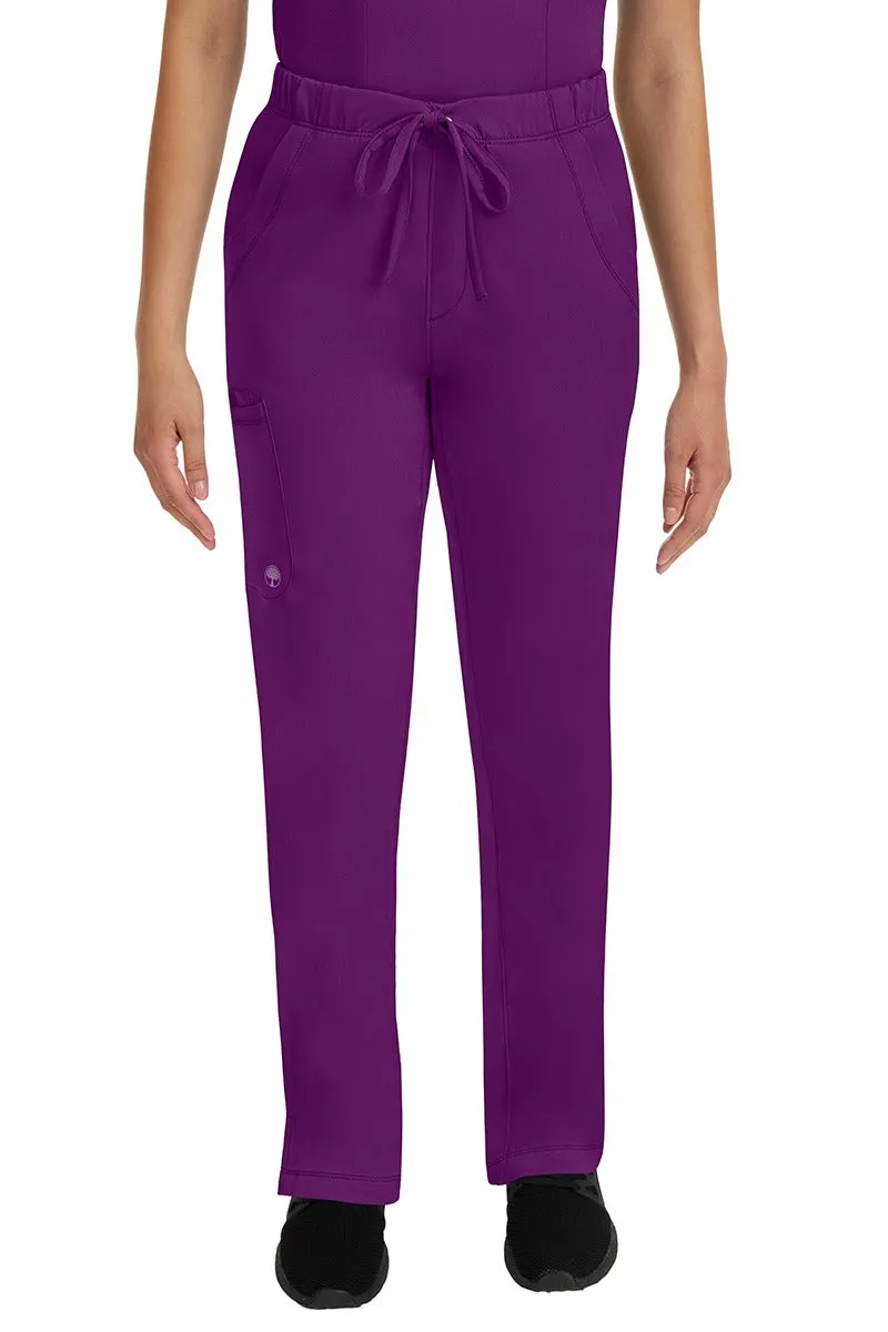 HH Works Women's Scrub Set Monica Top & Petite Rebecca Pant | Eggplant