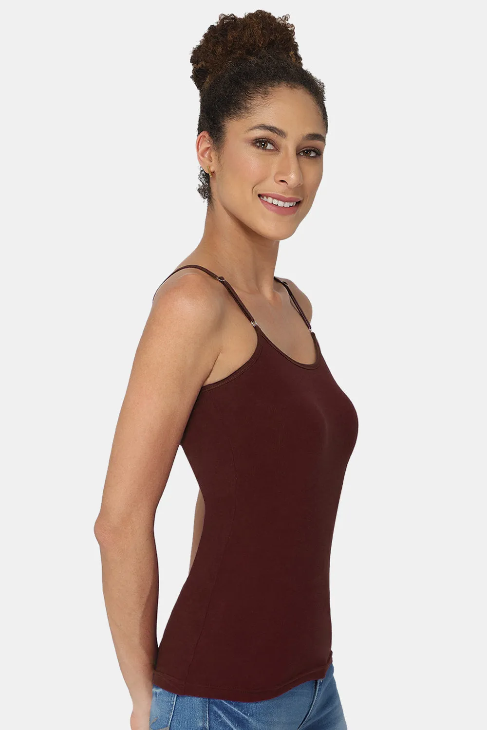 Intimacy Full Coverage Cotton Slip Camisole – IN08 | Non-Padded & Wire-Free Comfort Design