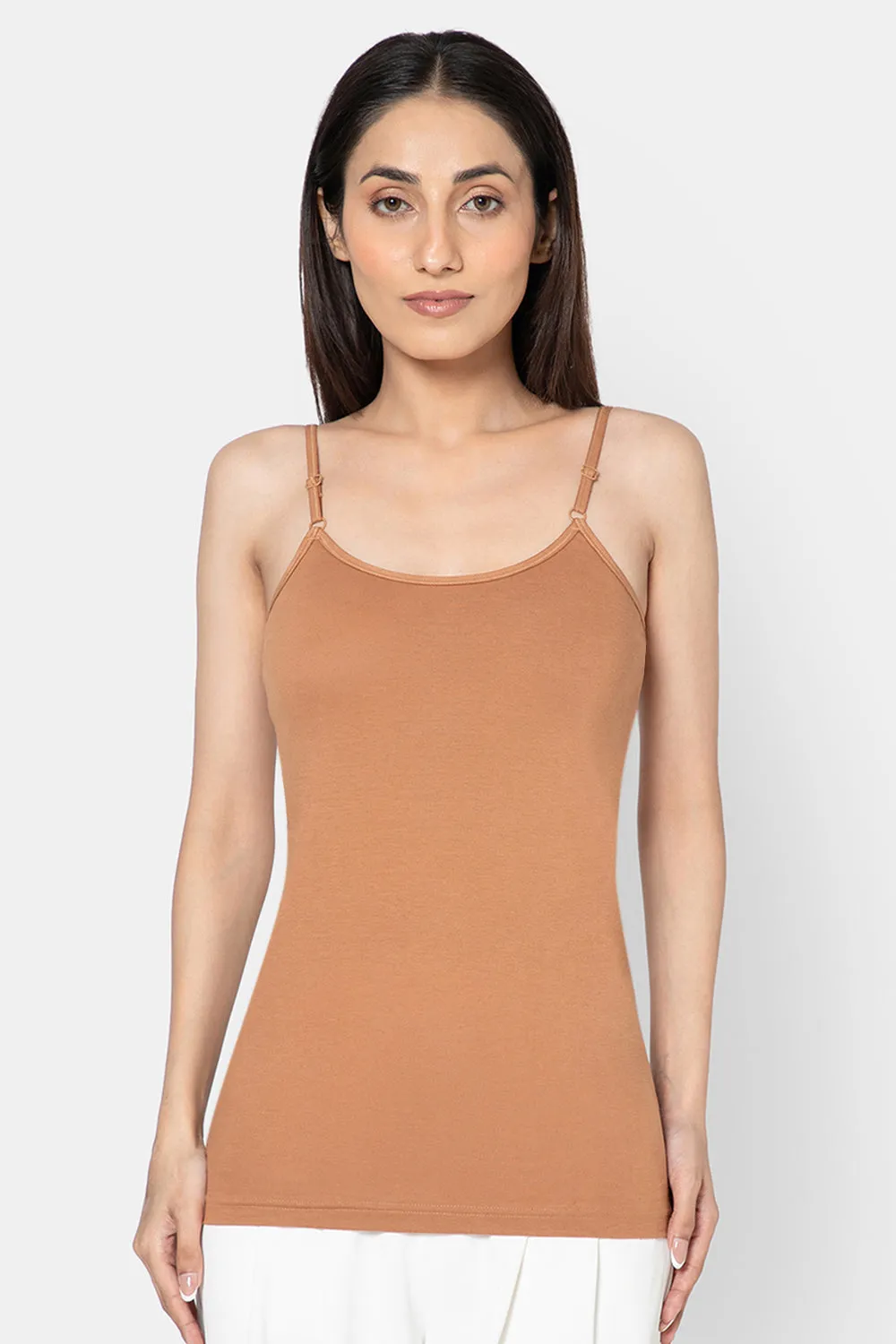 Intimacy Full Coverage Cotton Slip Camisole – IN08 | Non-Padded & Wire-Free Comfort Design