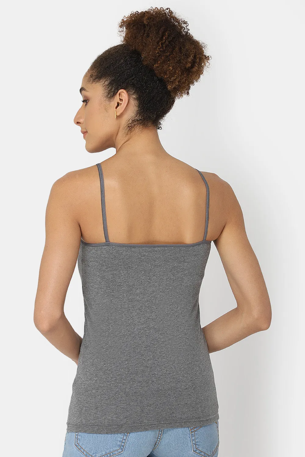 Intimacy Full Coverage Cotton Slip Camisole – IN08 | Non-Padded & Wire-Free Comfort Design