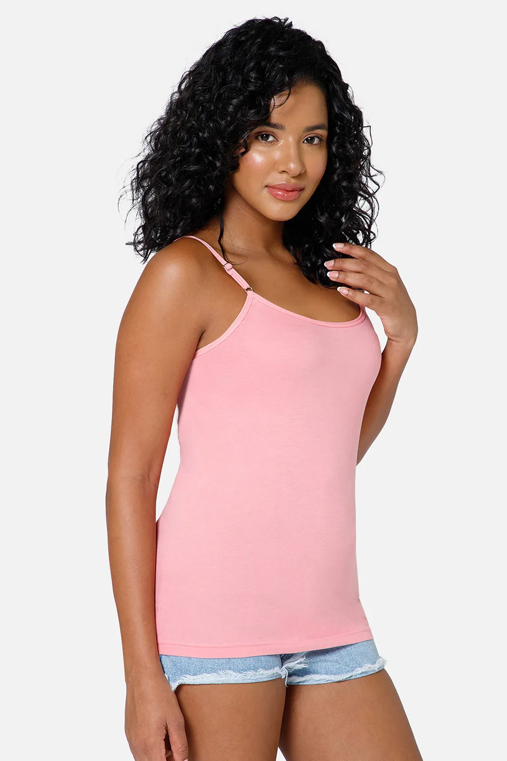 Intimacy Full Coverage Cotton Slip Camisole – IN08 | Non-Padded & Wire-Free Comfort Design