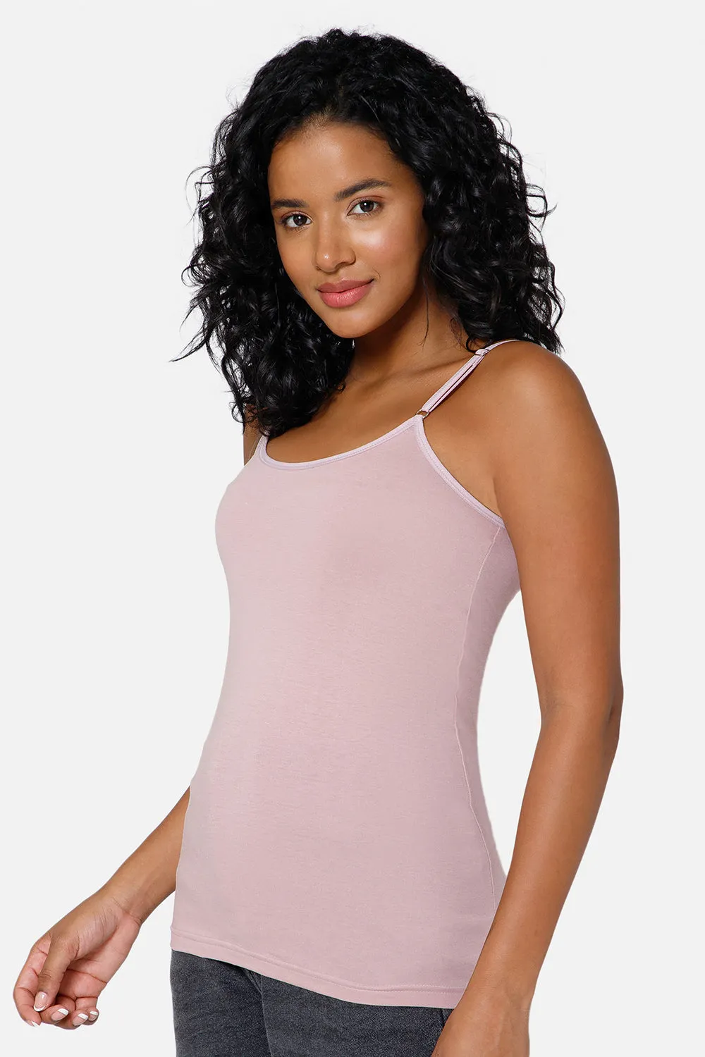 Intimacy Full Coverage Cotton Slip Camisole – IN08 | Non-Padded & Wire-Free Comfort Design