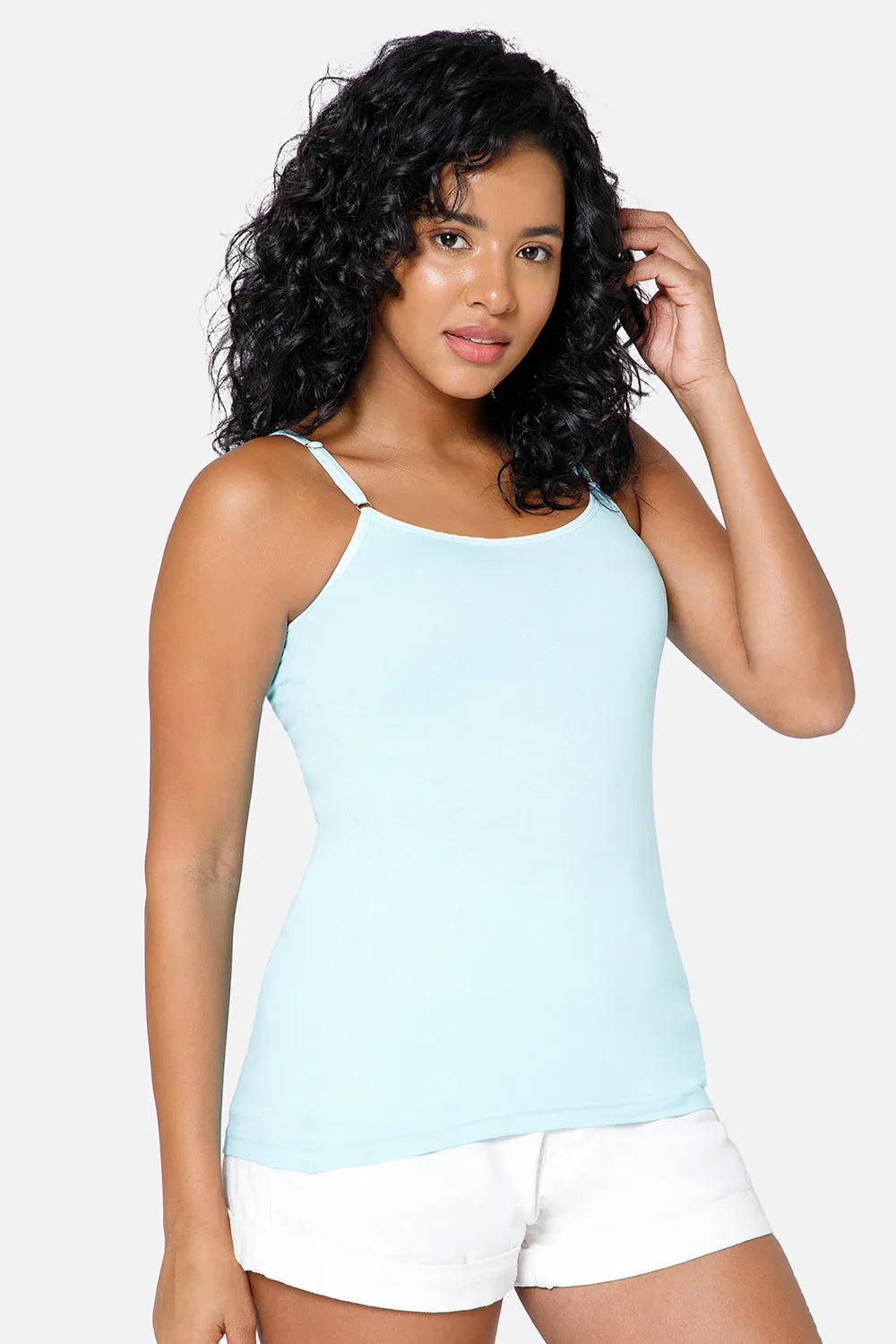 Intimacy Full Coverage Cotton Slip Camisole – IN08 | Non-Padded & Wire-Free Comfort Design