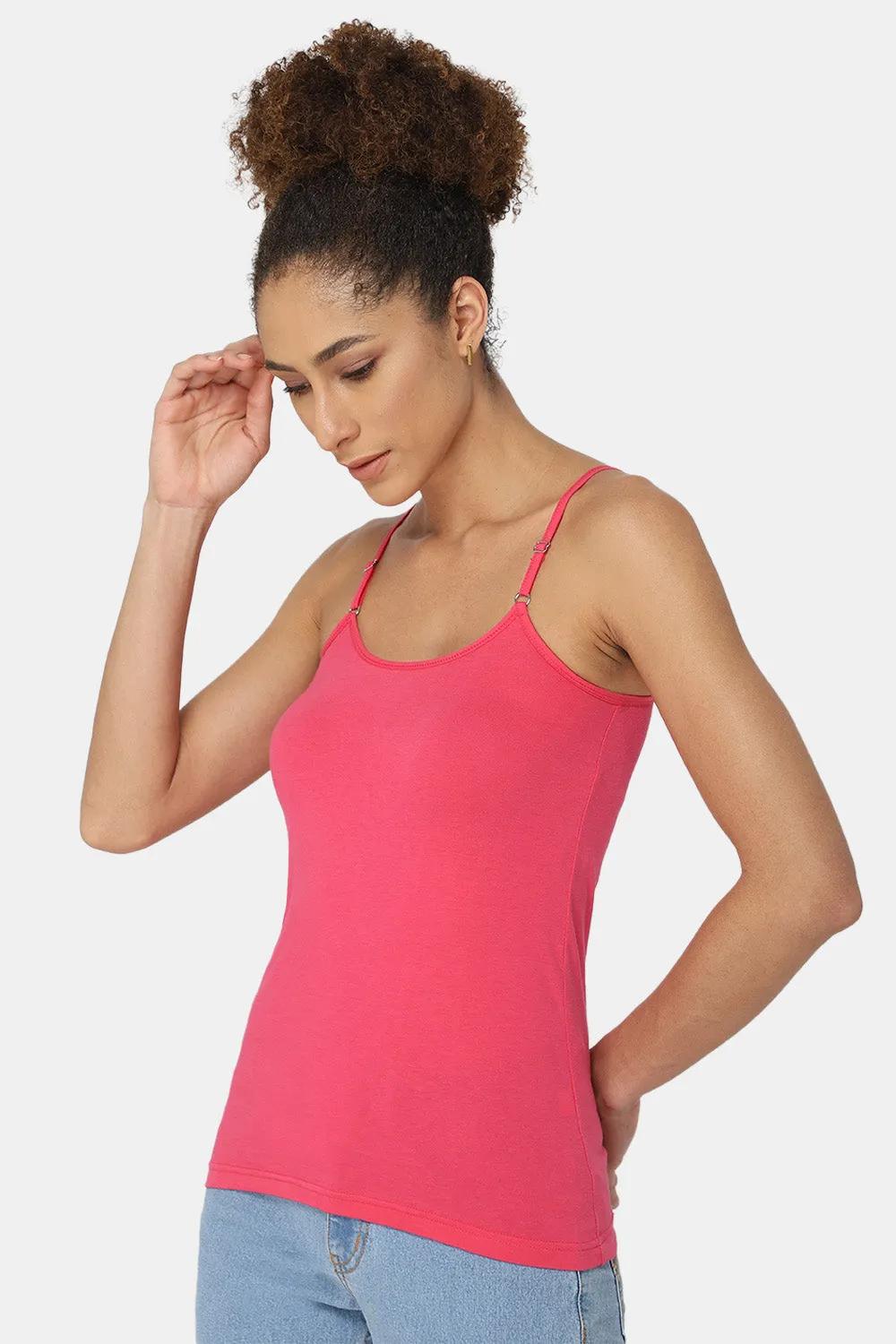 Intimacy Full Coverage Cotton Slip Camisole – IN08 | Non-Padded & Wire-Free Comfort Design