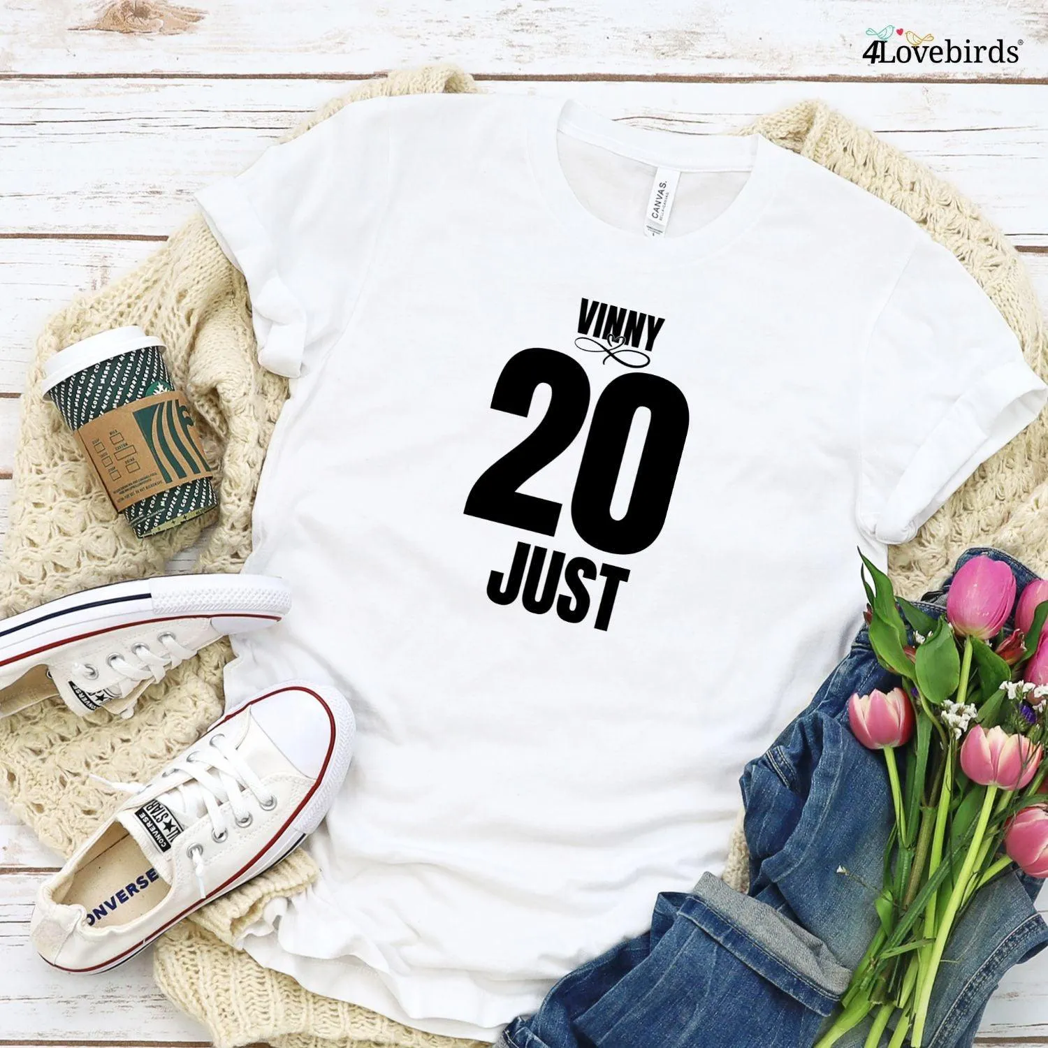 Just Married [Name & Year]: Custom Matching Set for Couples' Celebration Outfits