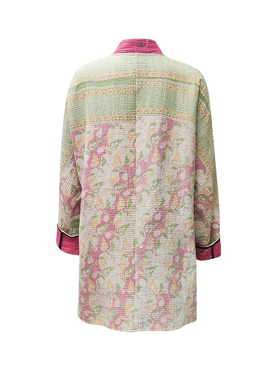 kantha vintage long jacket aadiyogi