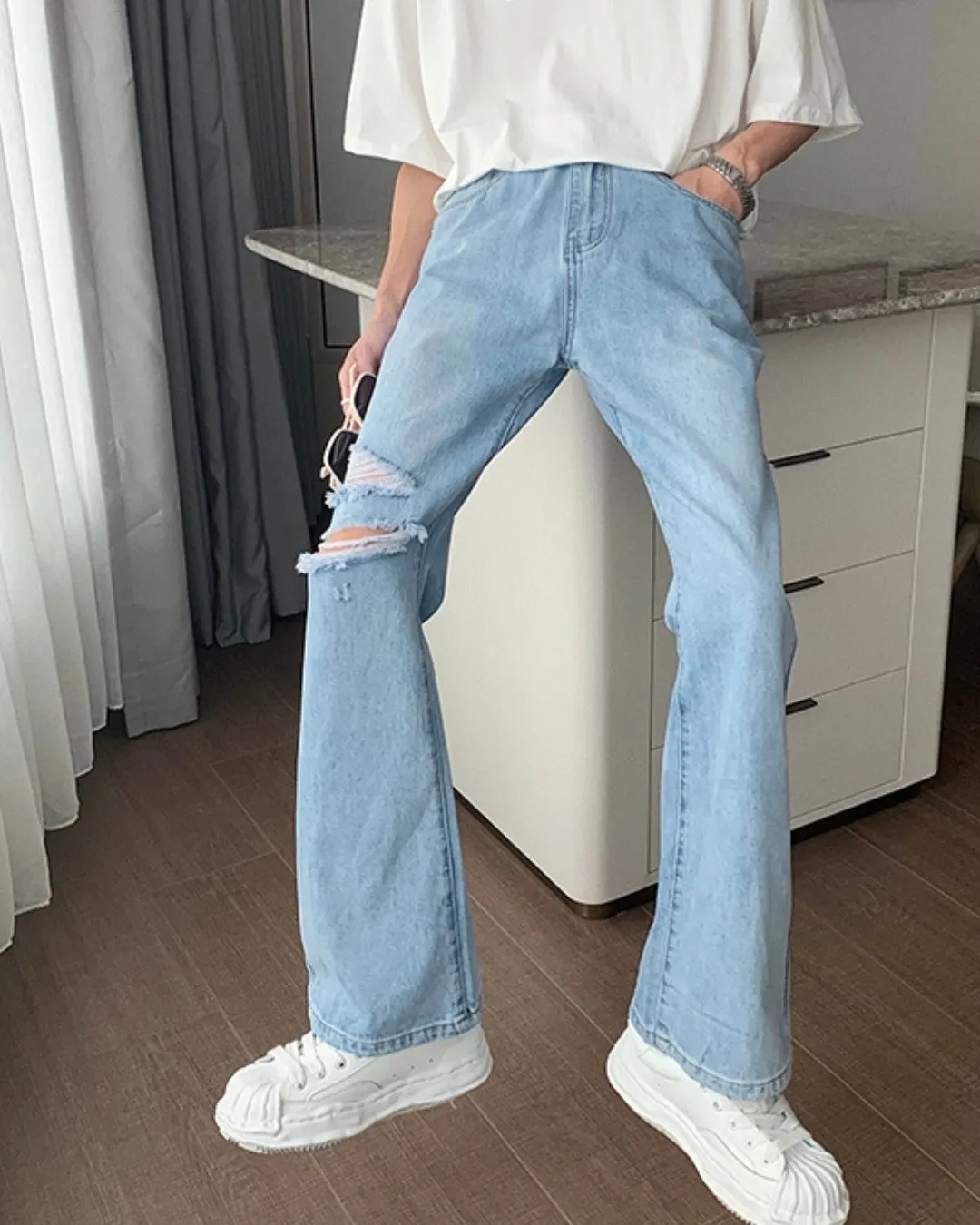 Korean Trendy Jeans HUD0038