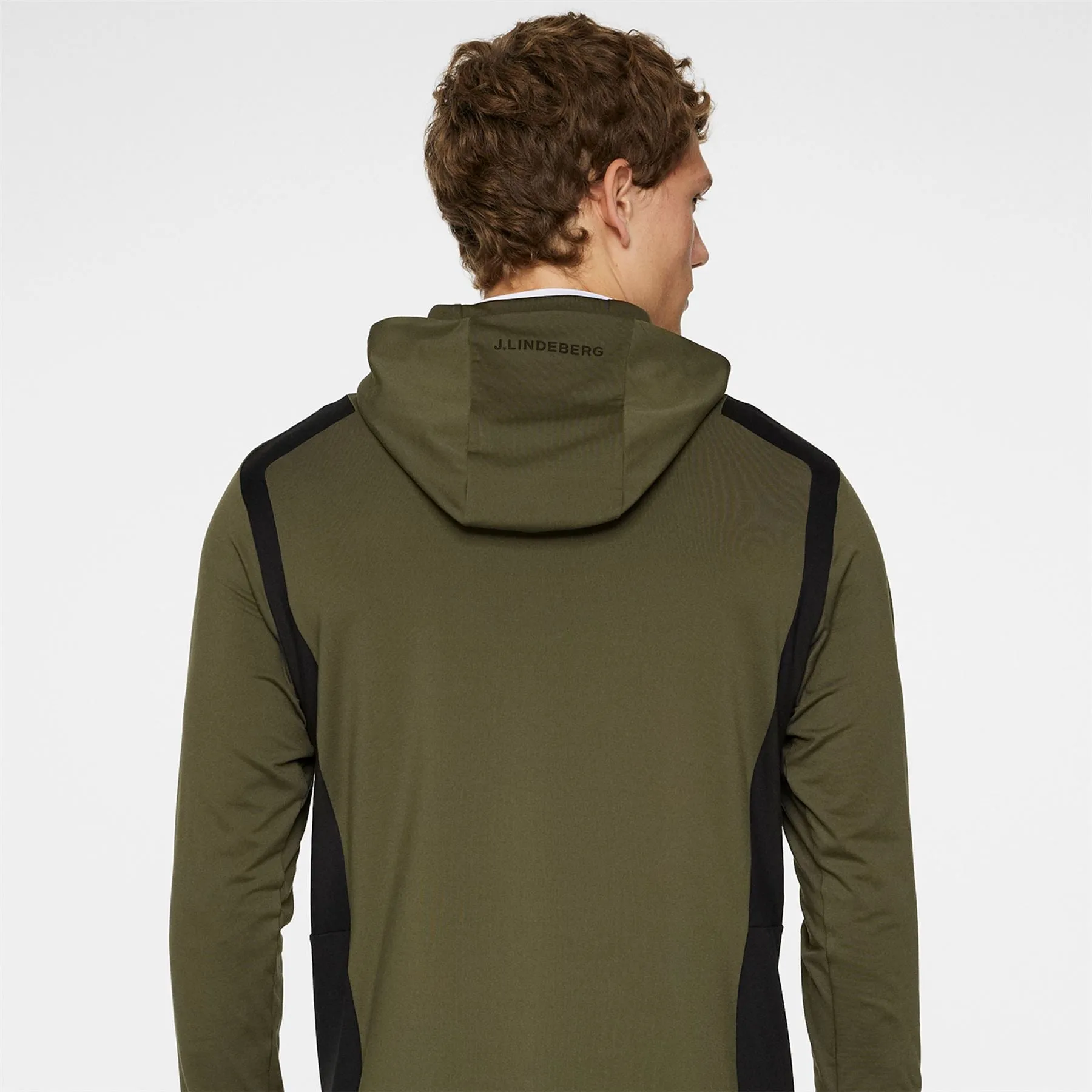 Lukas Quarter Zip Hood Forest Green - AW24